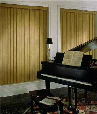 3 1/2 Premium Embossed Faux Wood Vertical Custom Blinds and Shades By usablinds.com